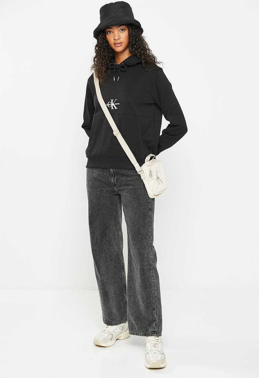 Calvin Klein - Monologo hoodie - ck black