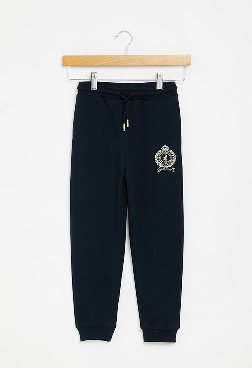 POLO - Boys bruce crested jogger - navy