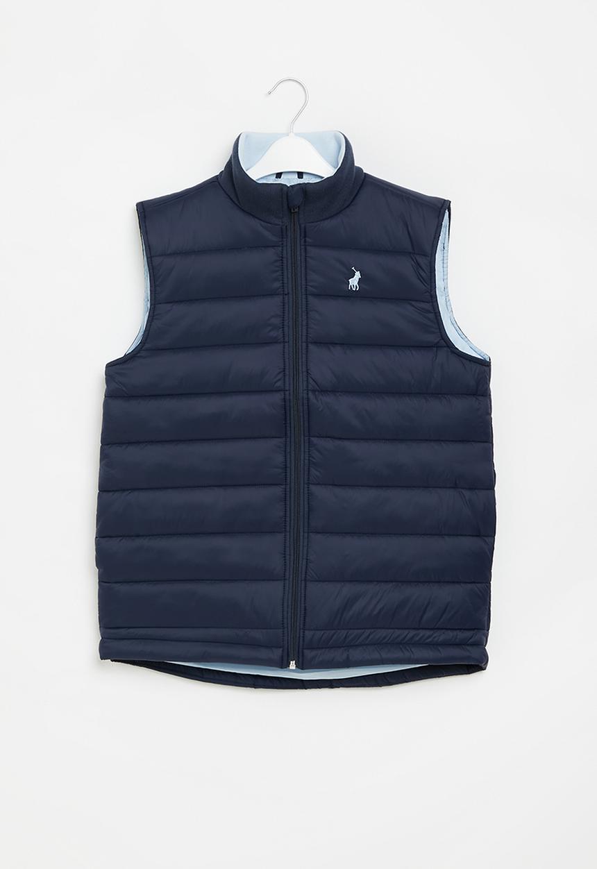 POLO - Boys trent sleeveless puffer jacket - navy