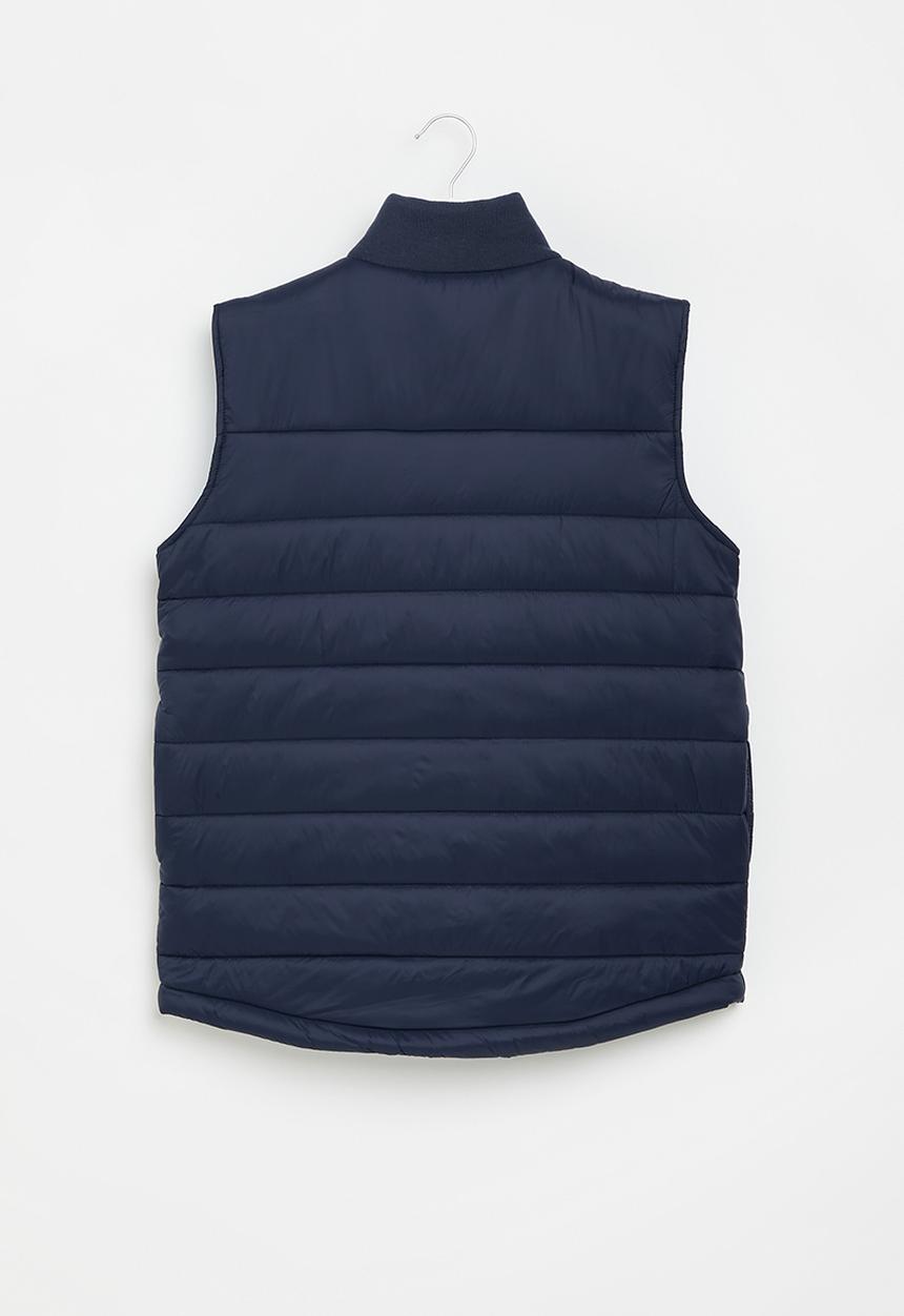 POLO - Boys trent sleeveless puffer jacket - navy