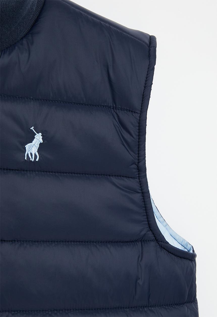 POLO - Boys trent sleeveless puffer jacket - navy