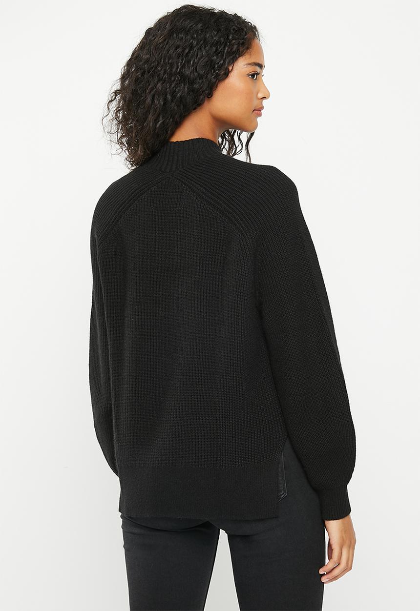 Calvin Klein - Ck raglan sweater - black