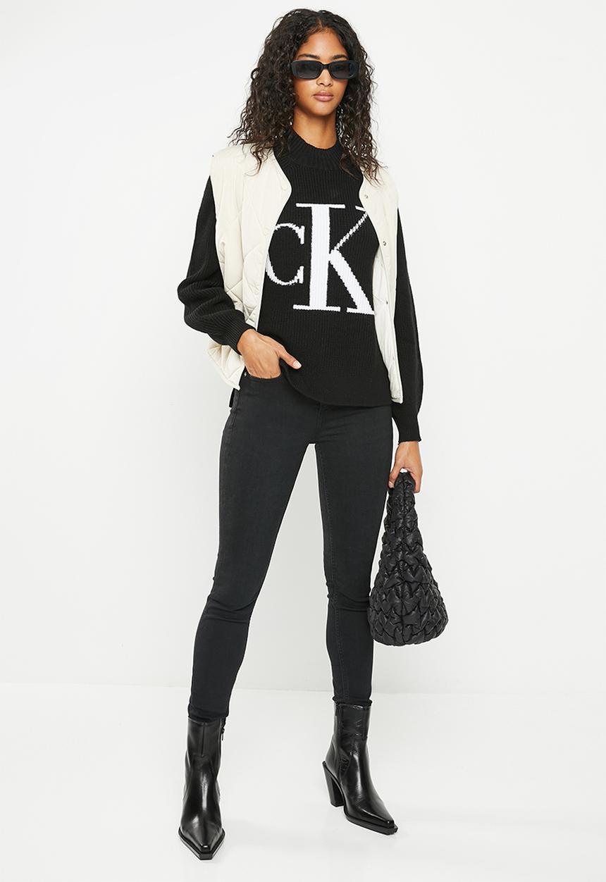 Calvin Klein - Ck raglan sweater - black