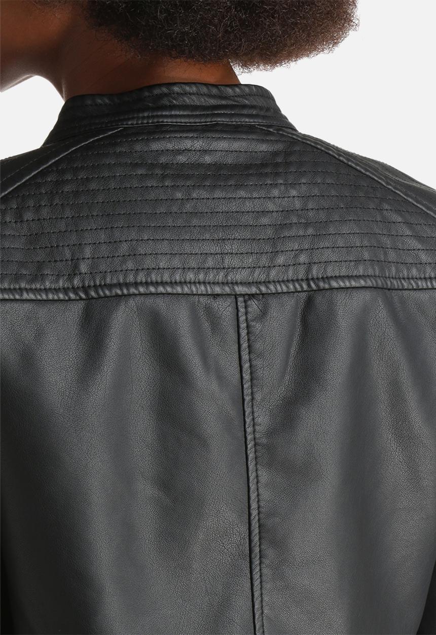 Jacqueline de Yong - Rich Faux Leather Jacket