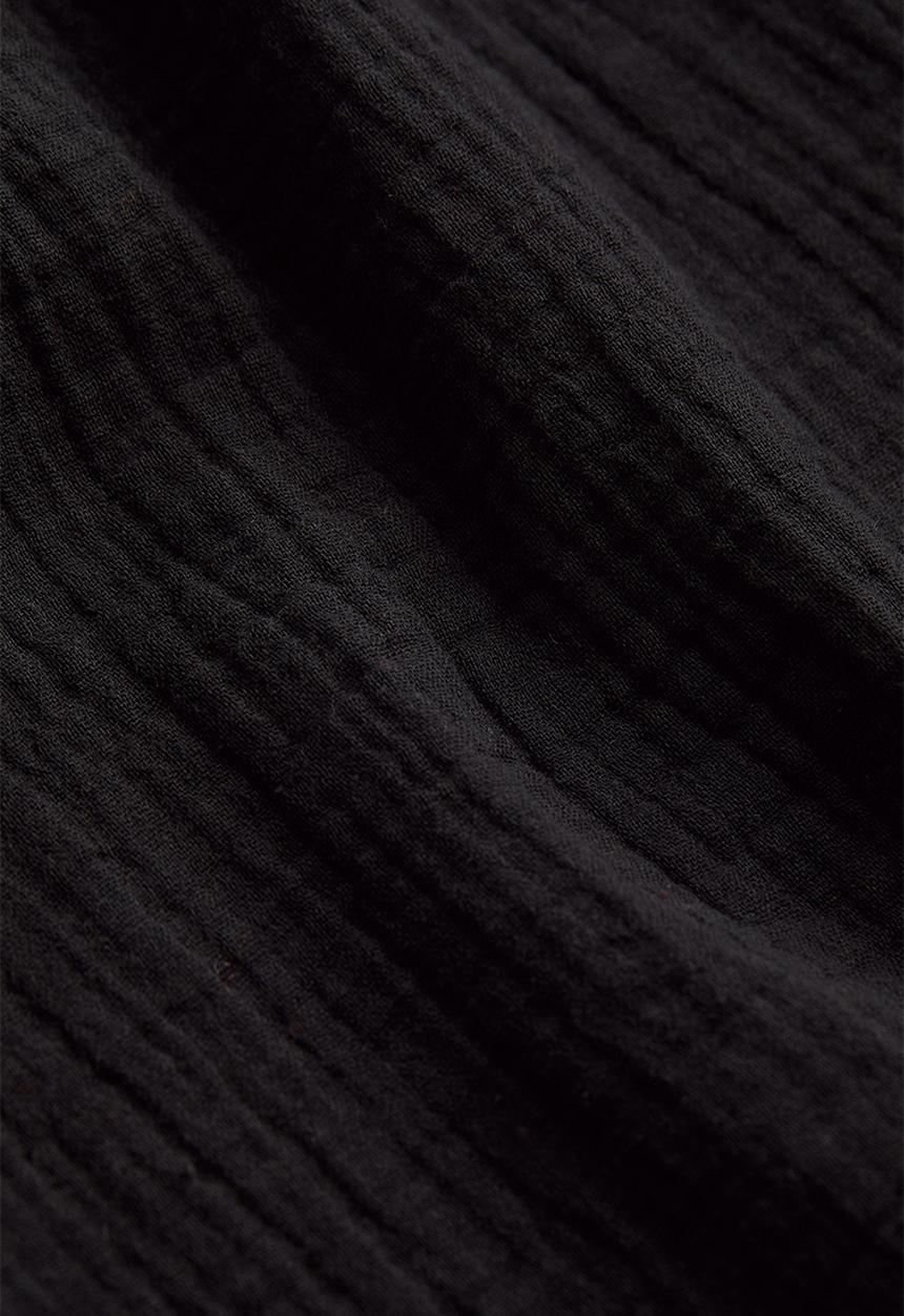 H&M - Short cotton dress - black