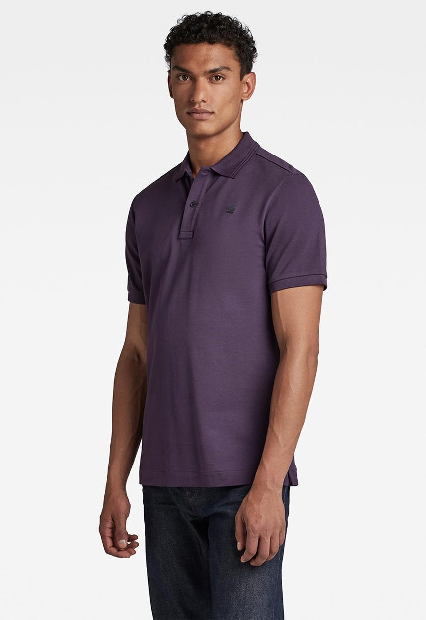 G-STAR - Dunda slim polo s\s - carbonne purple