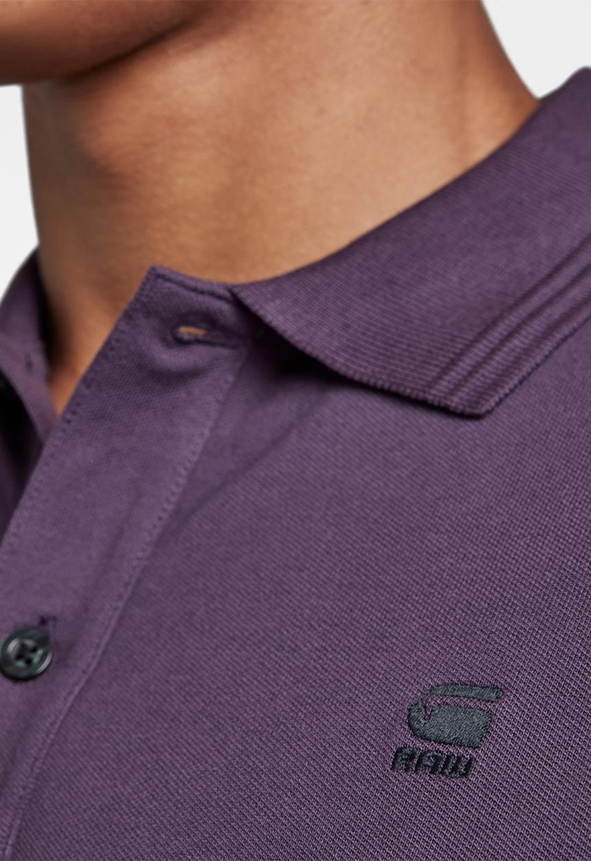 G-STAR - Dunda slim polo s\s - carbonne purple