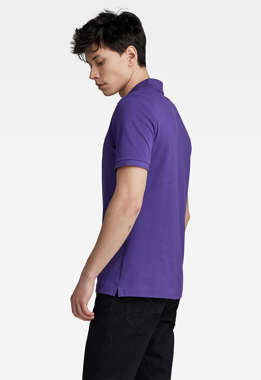 G-STAR - Dunda slim polo s\s - dark violet