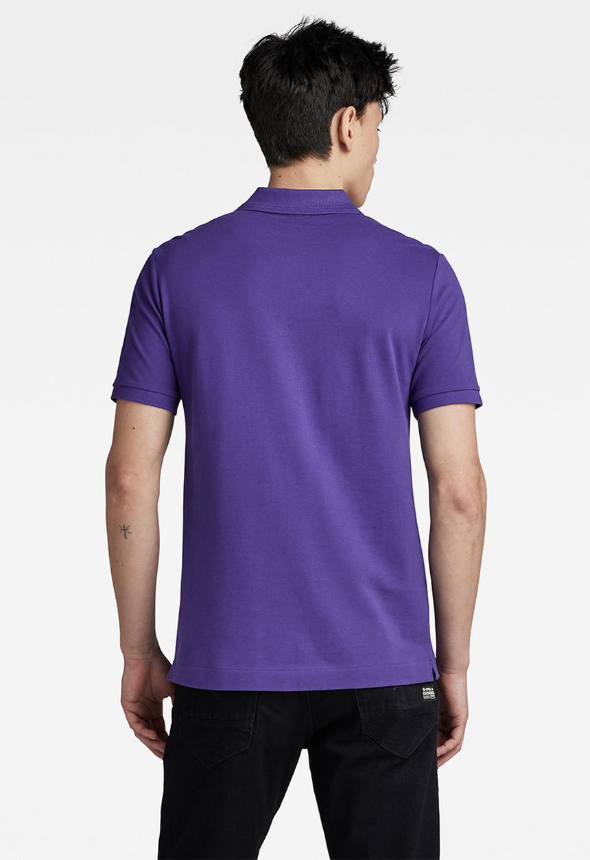 G-STAR - Dunda slim polo s\s - dark violet