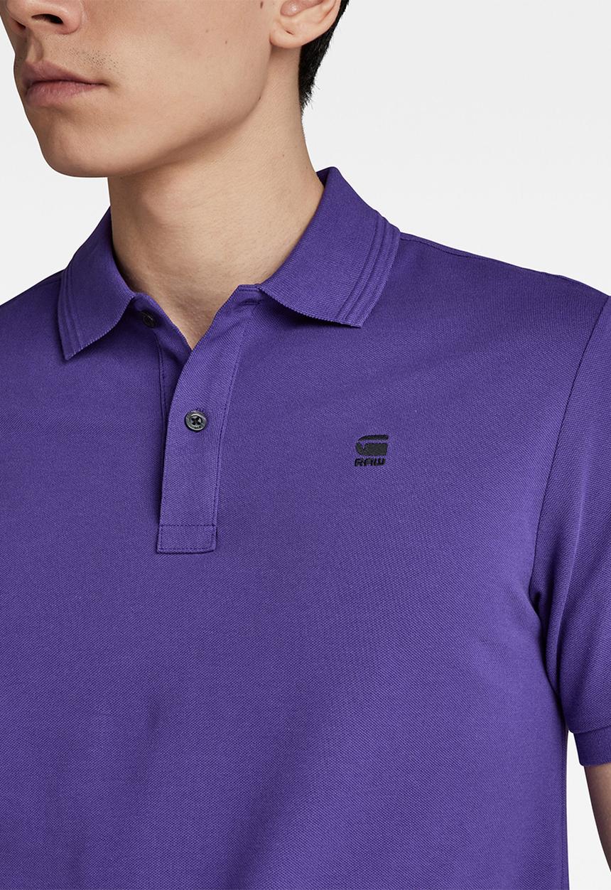 G-STAR - Dunda slim polo s\s - dark violet