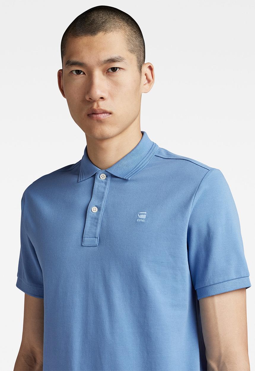 G-STAR - Dunda slim polo s\s - deep wave