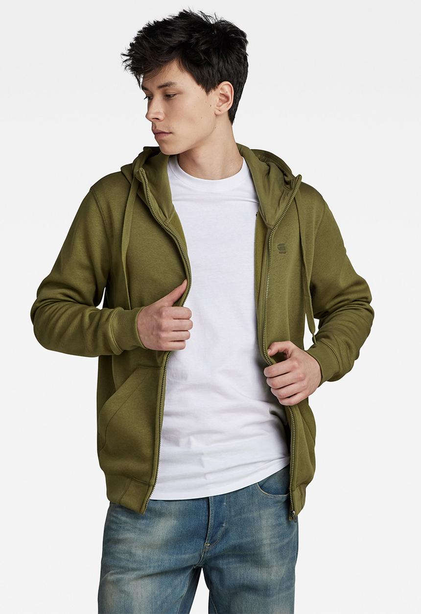 G-STAR - Premium core hdd zip sw l\s - smoke olive