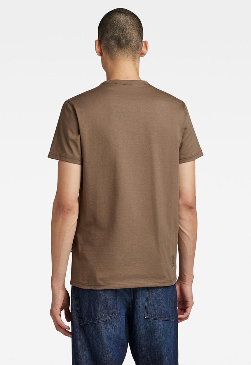 G-STAR - Premium base r t dry jersey o - deep walnut