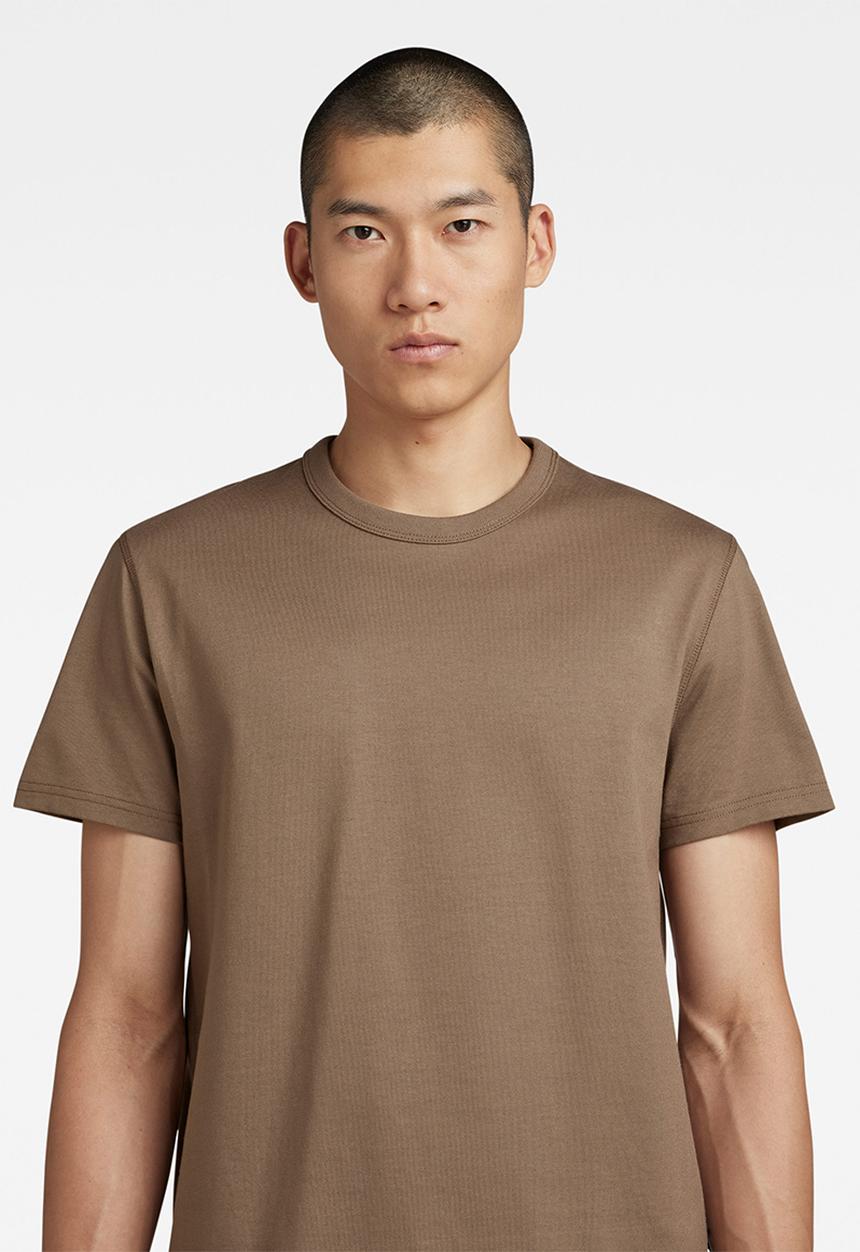 G-STAR - Premium base r t dry jersey o - deep walnut