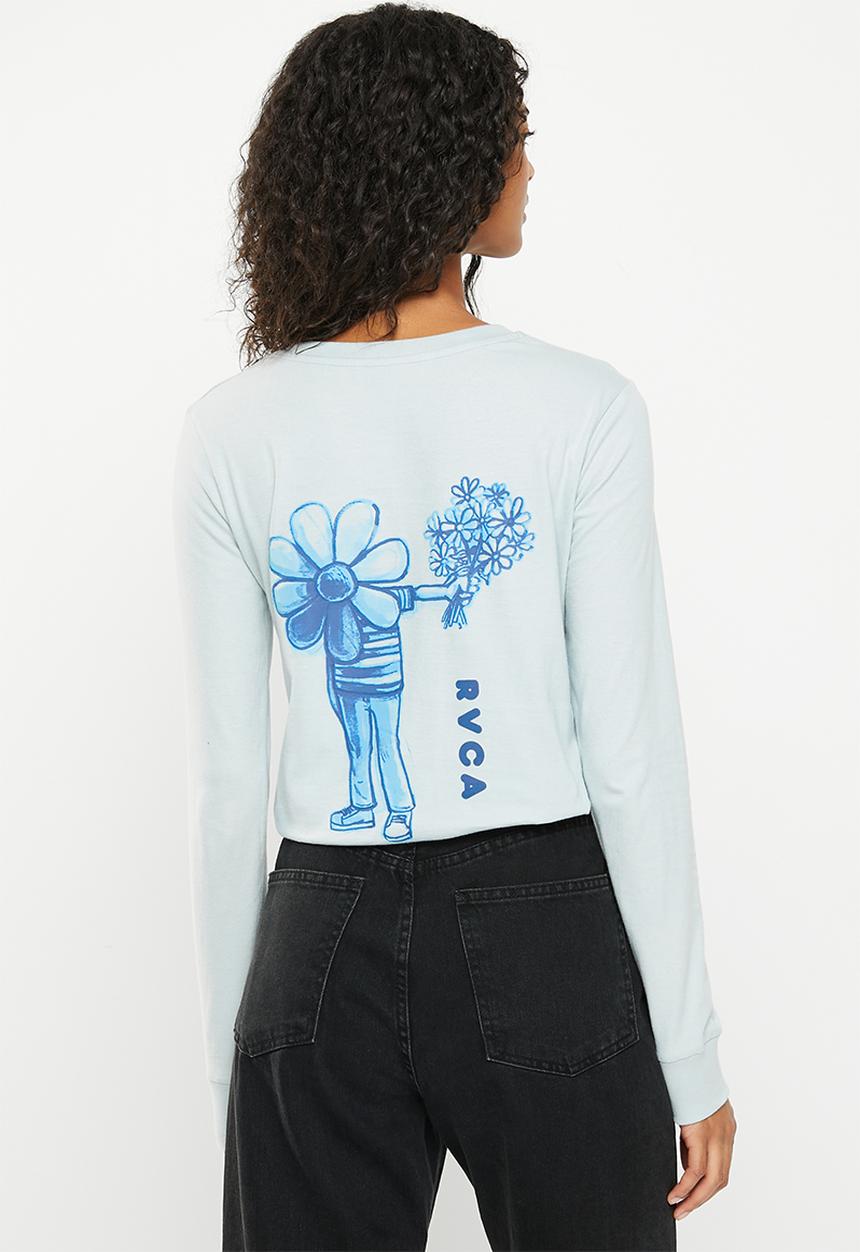 RVCA - Flower friend stolen long sleeve tee - shore