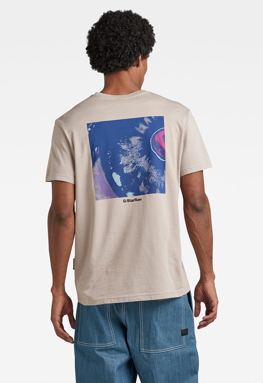 G-STAR - Back photo print r t compact jersey o - dumic