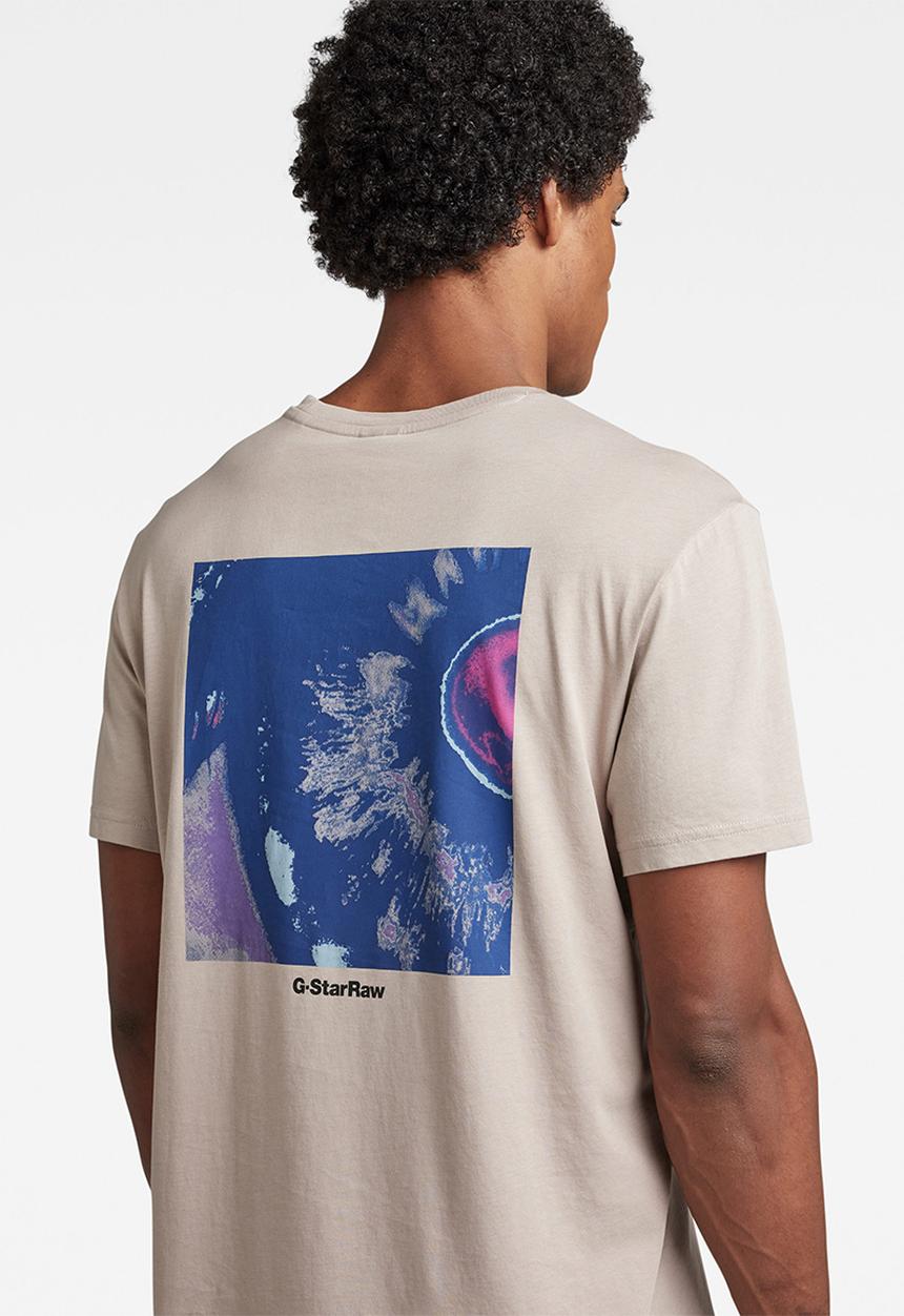 G-STAR - Back photo print r t compact jersey o - dumic