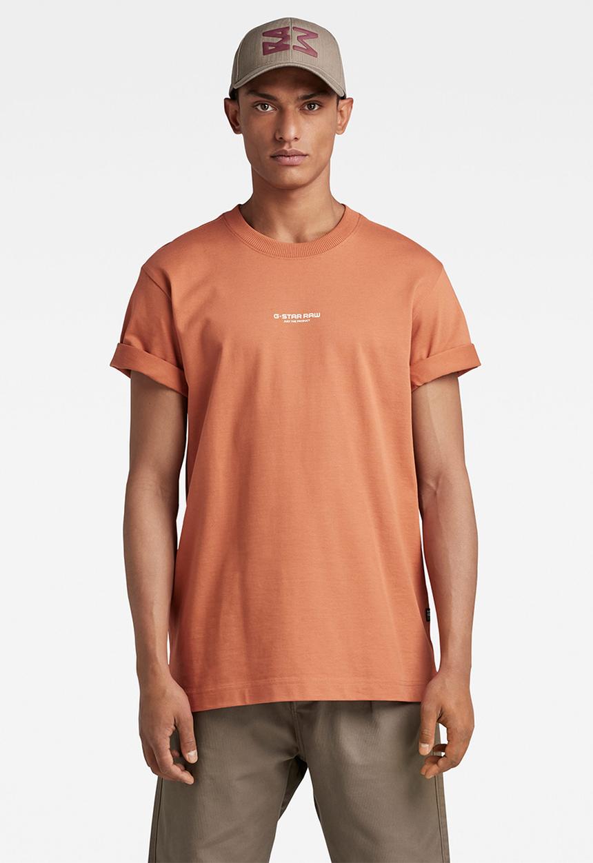 G-STAR - Center logo loose r t - autumn leaf