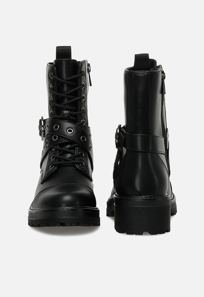 Nine West - Steber lace-up boot - black