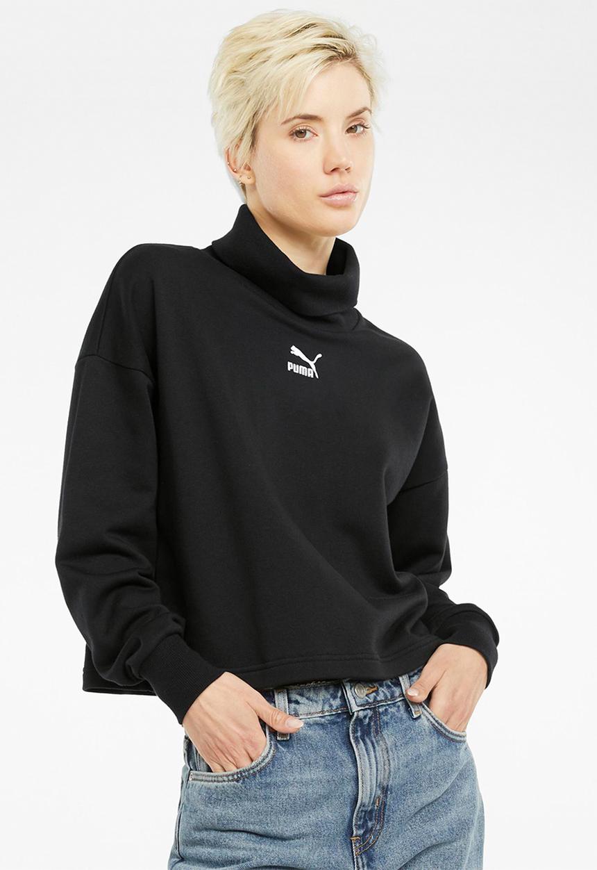PUMA - Classics turtleneck crew tr - puma black