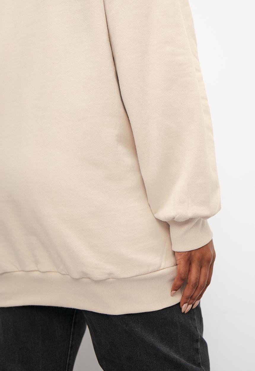 Superbalist - Longer length hoodie - sand