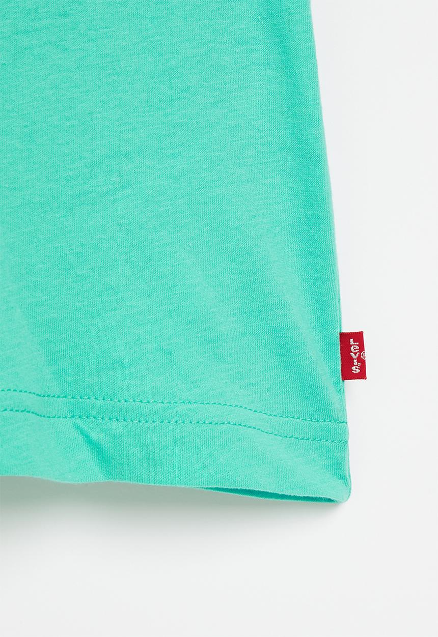 Levi’s® - Lvb glitched logo tee shirt - aqua green