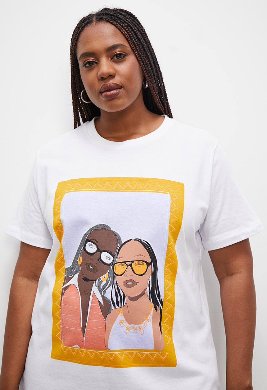 Superbalist - Long sleeve graphic tee - white