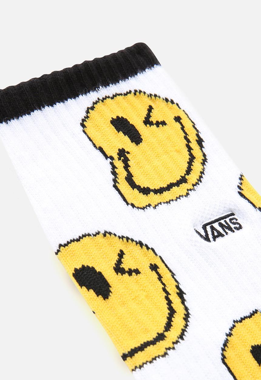 Vans - Smiley drip crew - black/white 