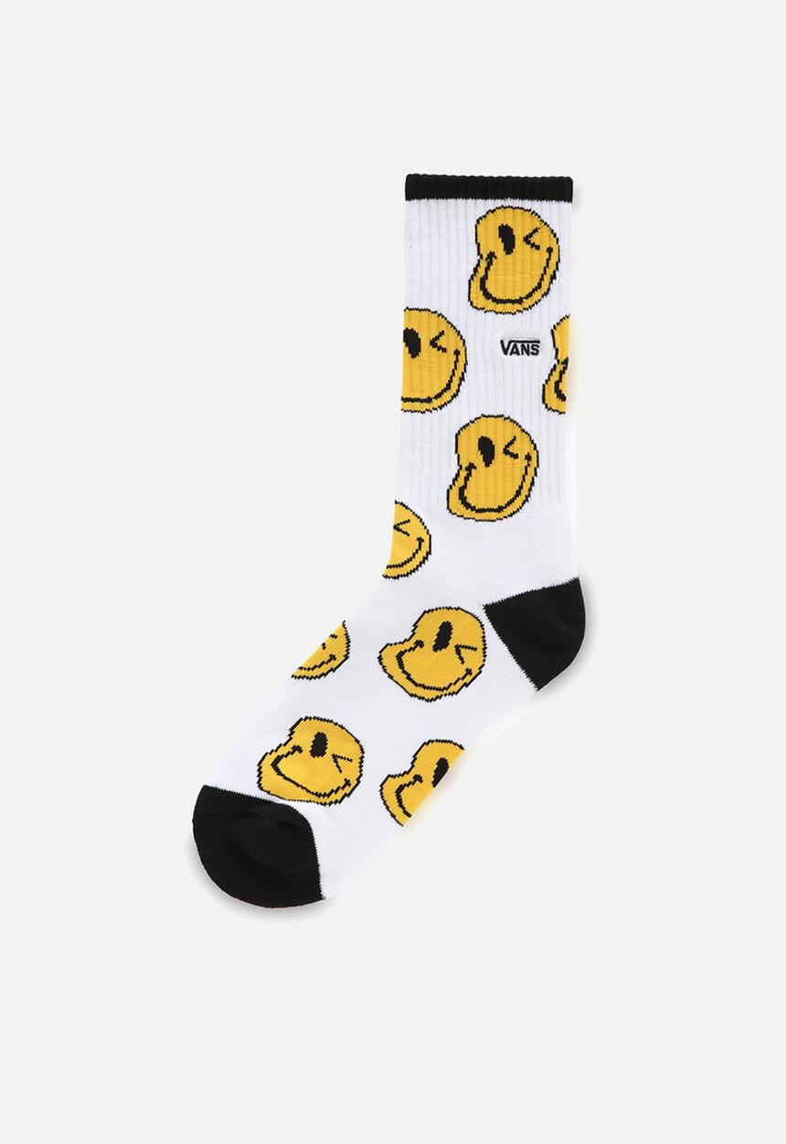 Vans - Smiley drip crew - black/white 