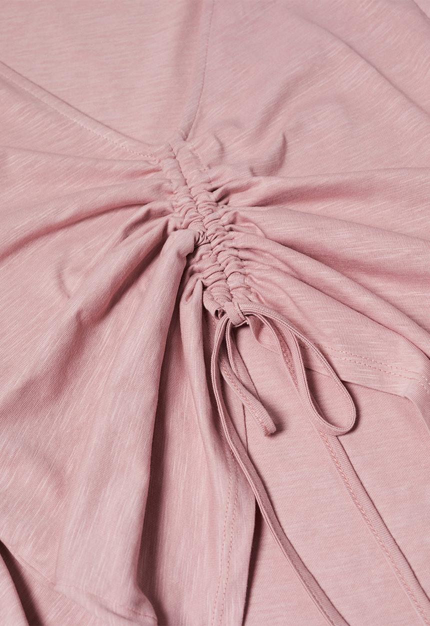 MANGO - T-shirt swipe - pink