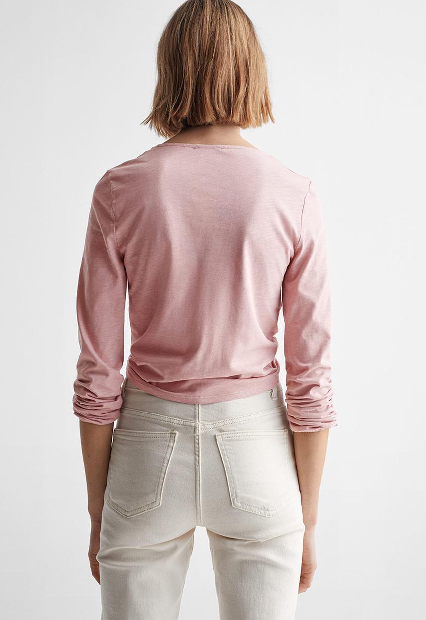 MANGO - T-shirt swipe - pink