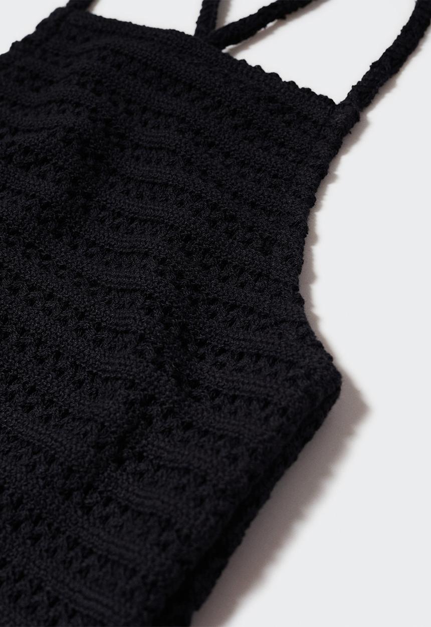 MANGO - Top calella - black