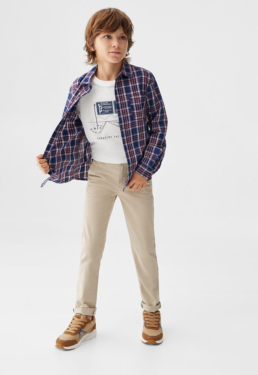 MANGO - T-shirt spencer4 - natural
