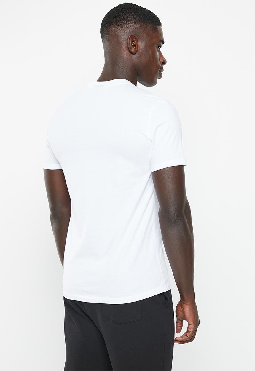 POLO - Men sport block logo short sleeve tee - white