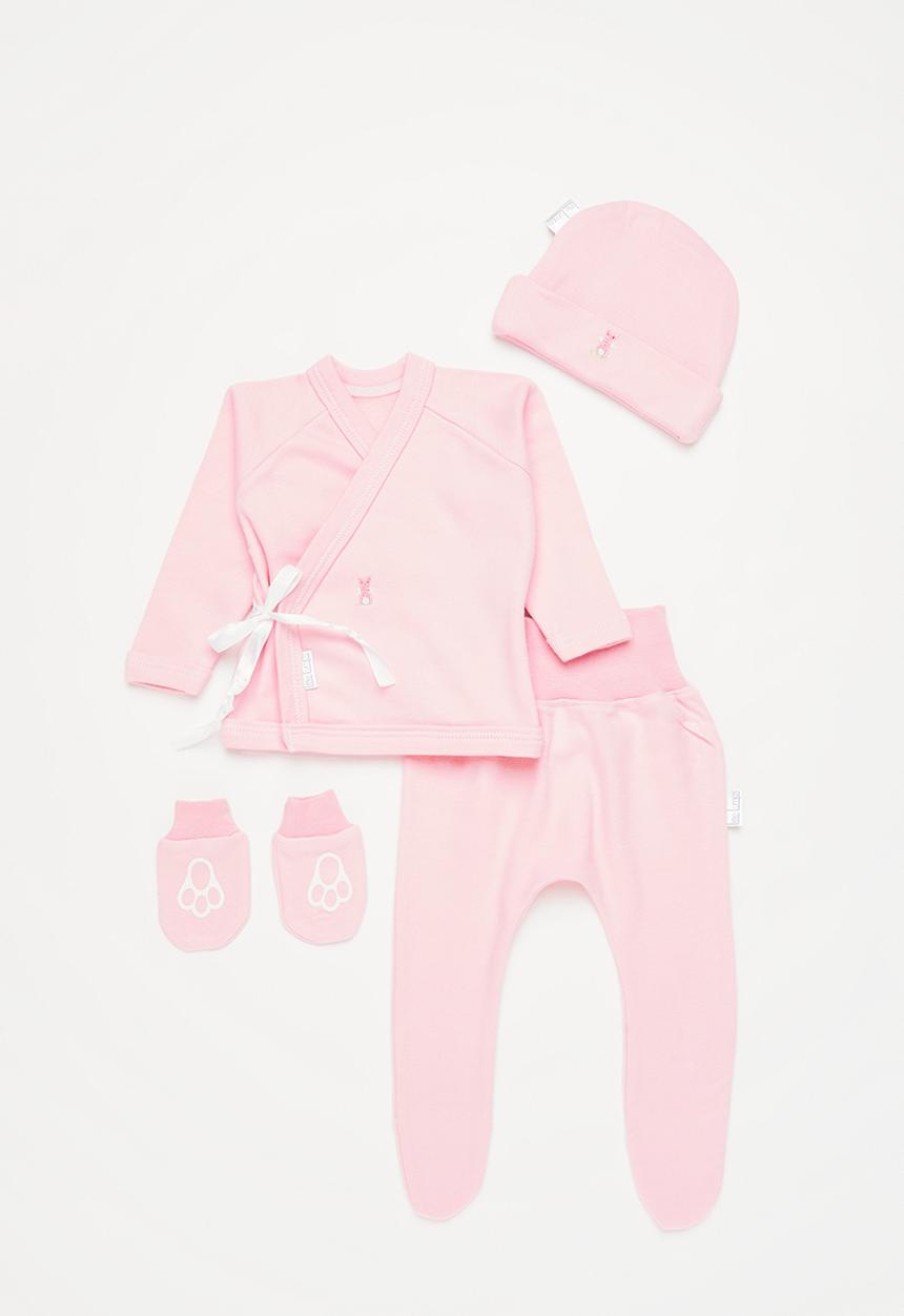 Little Lumps - Bunny layette set - pink