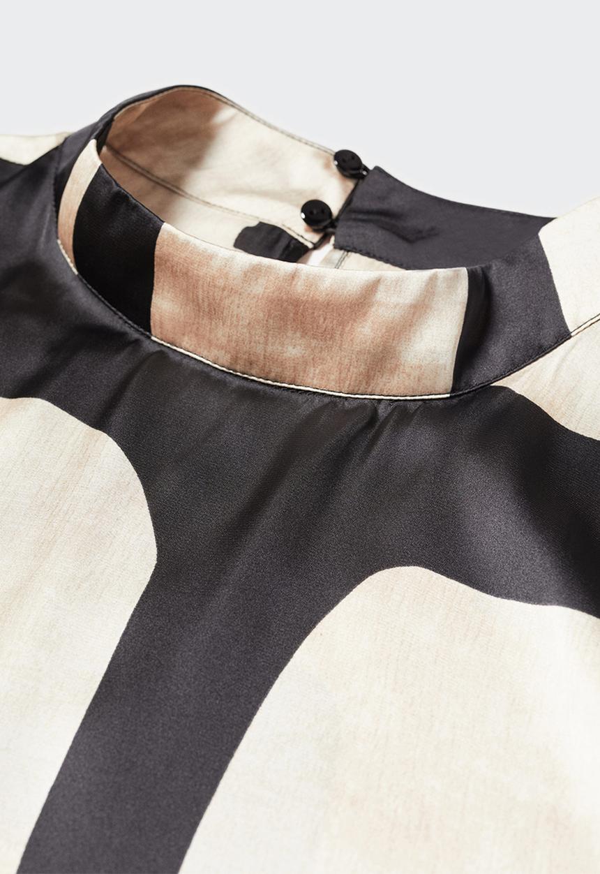 MANGO - Blouse collins - light beige