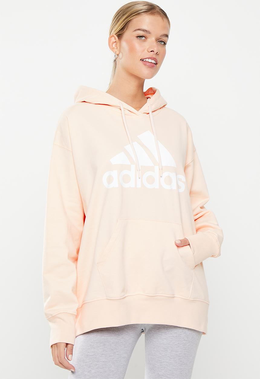 adidas Performance - W bl ov hoodie- wonder quartz/white