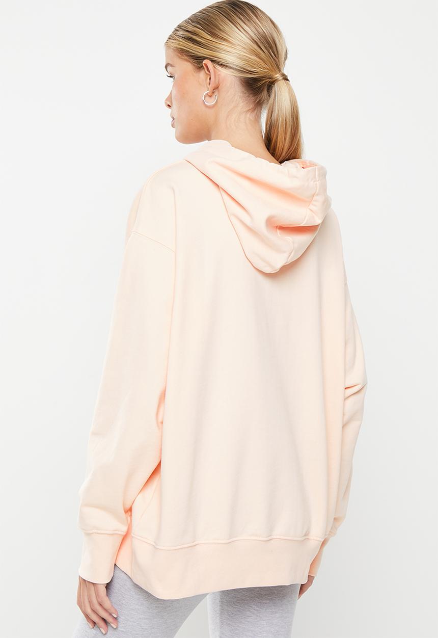 adidas Performance - W bl ov hoodie- wonder quartz/white
