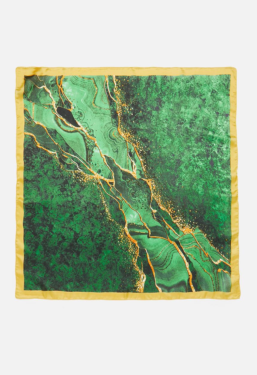 Superbalist - Jayda neckerchief - green & yellow