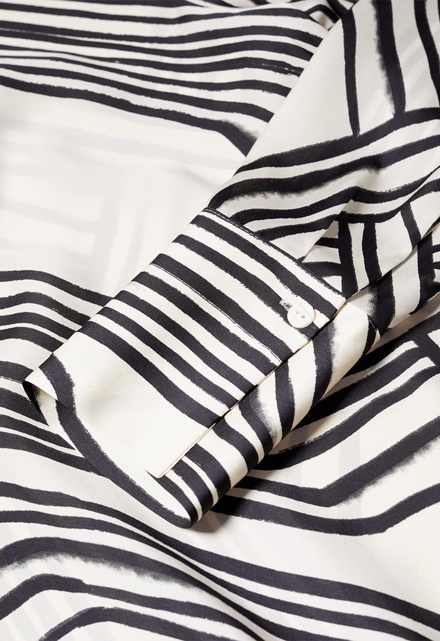 MANGO - Blouse diamond - white