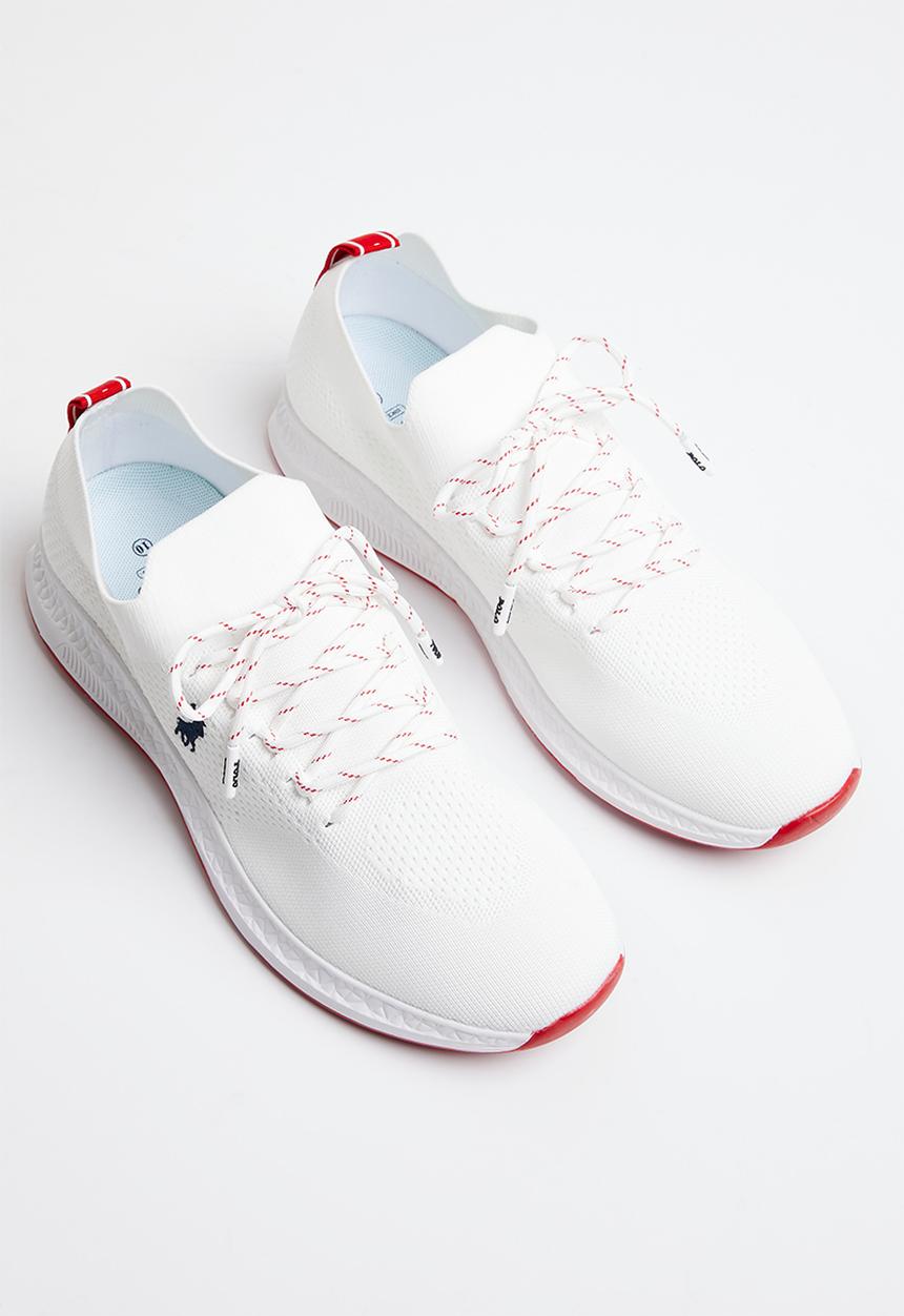 POLO - Classic knit sneaker - white
