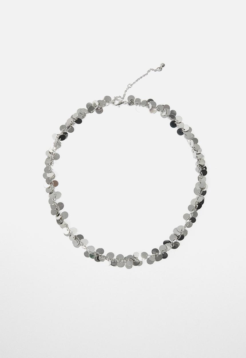 MANGO - Necklace cuarzop - silver