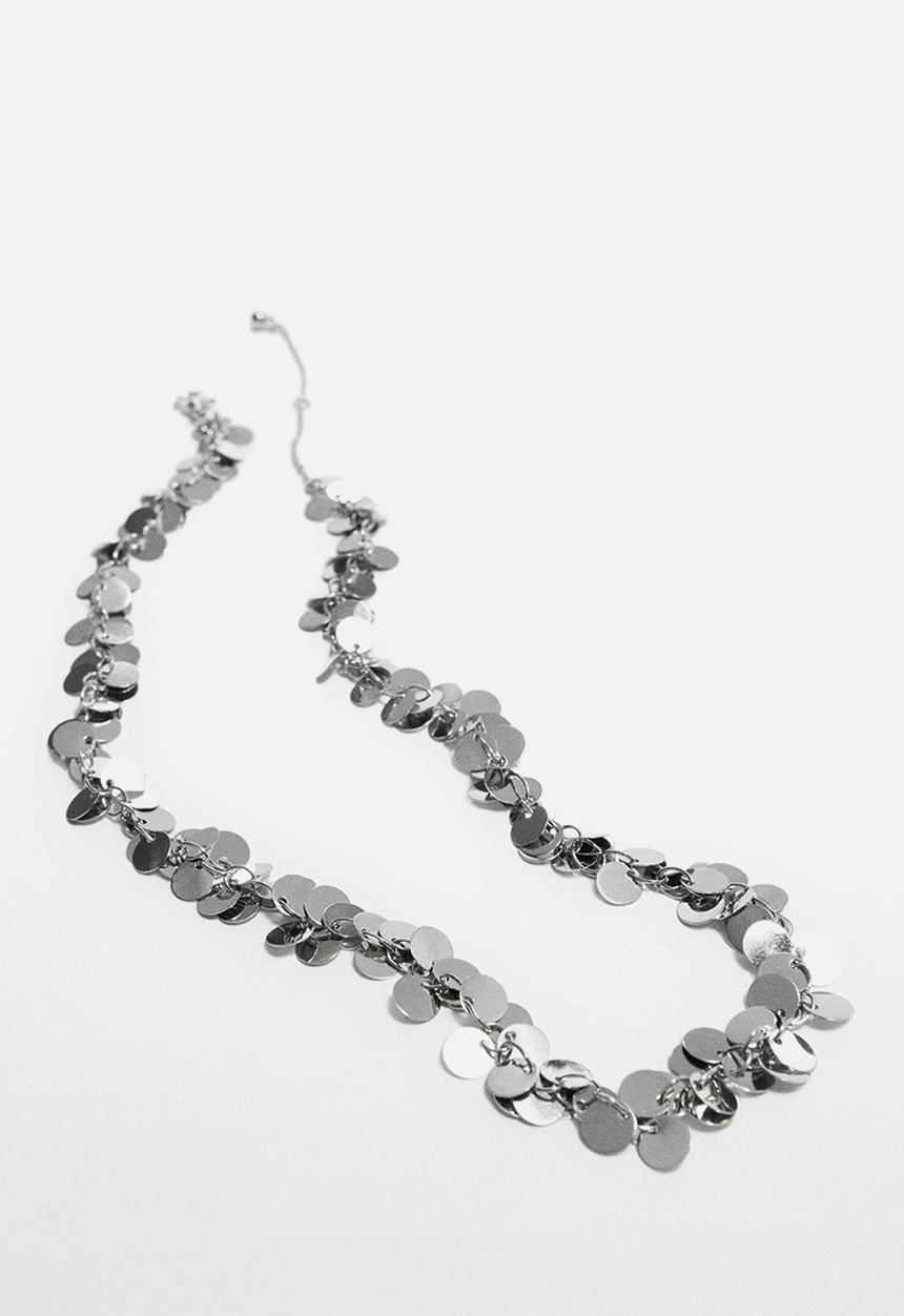 MANGO - Necklace cuarzop - silver