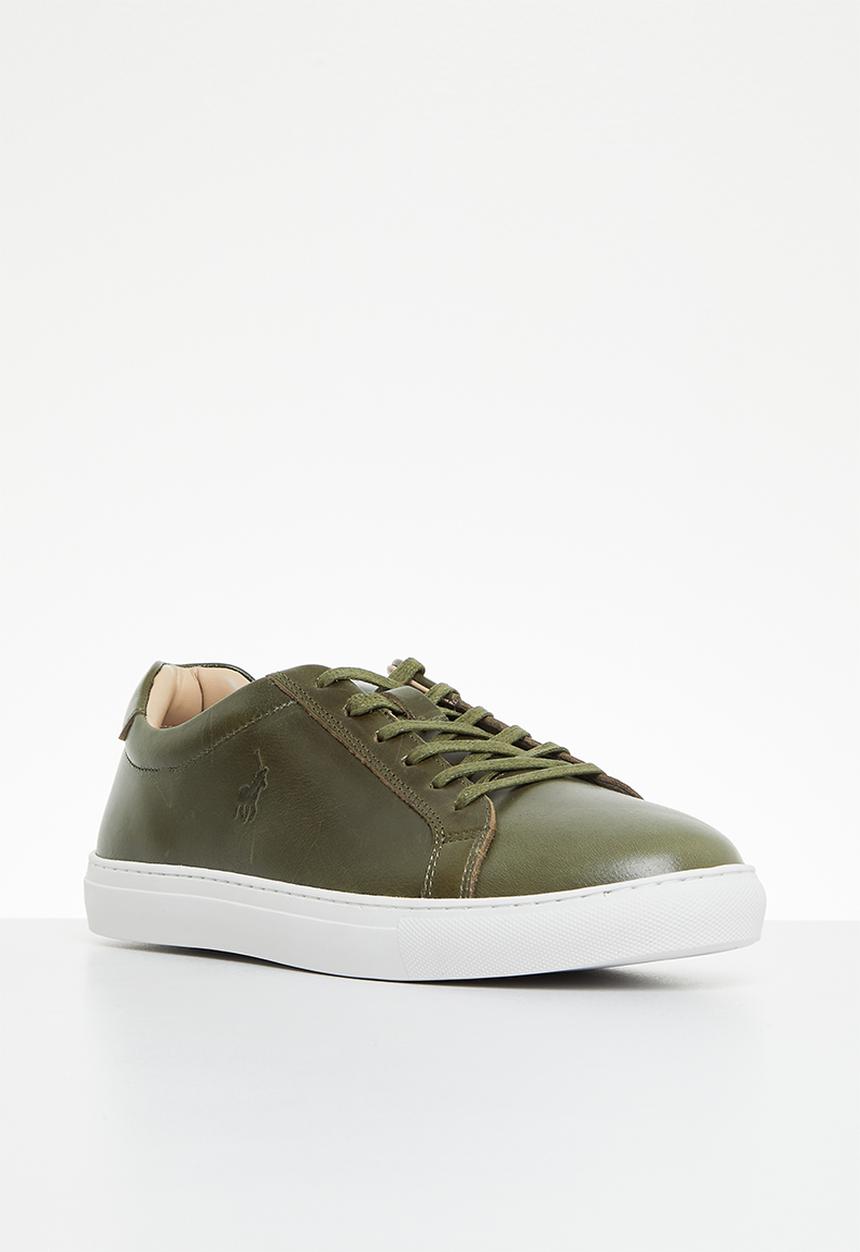 POLO - Classic leather sneaker - olive