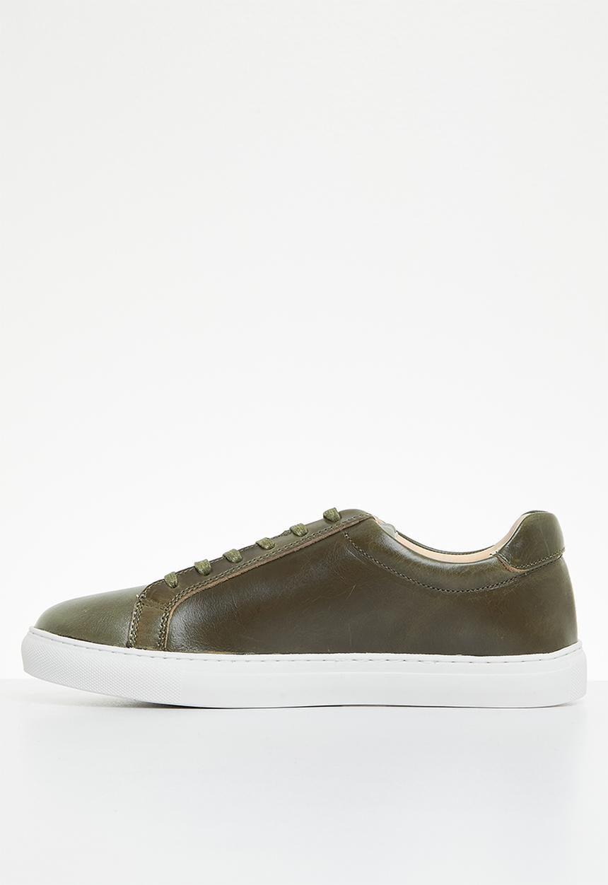 POLO - Classic leather sneaker - olive