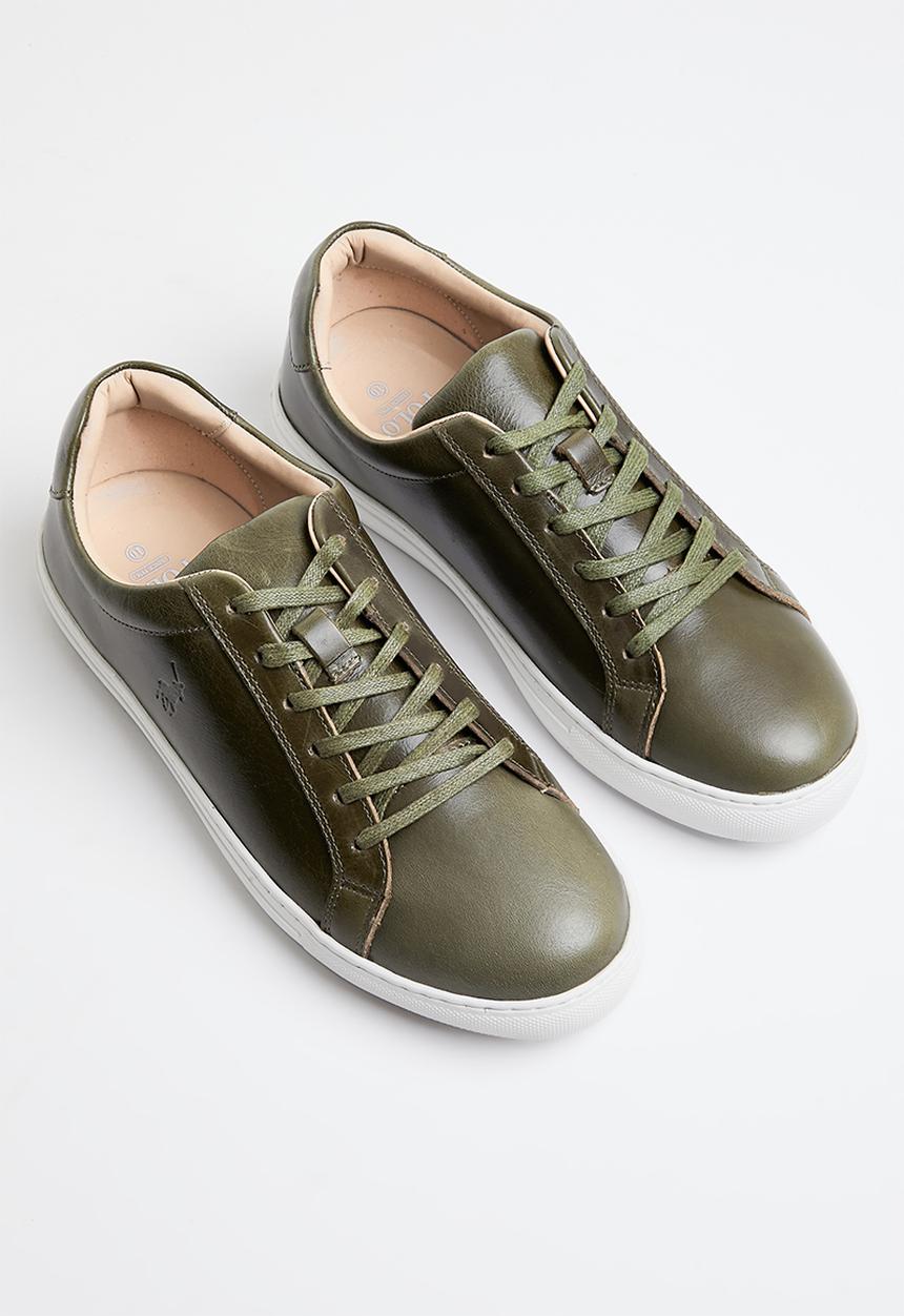 POLO - Classic leather sneaker - olive