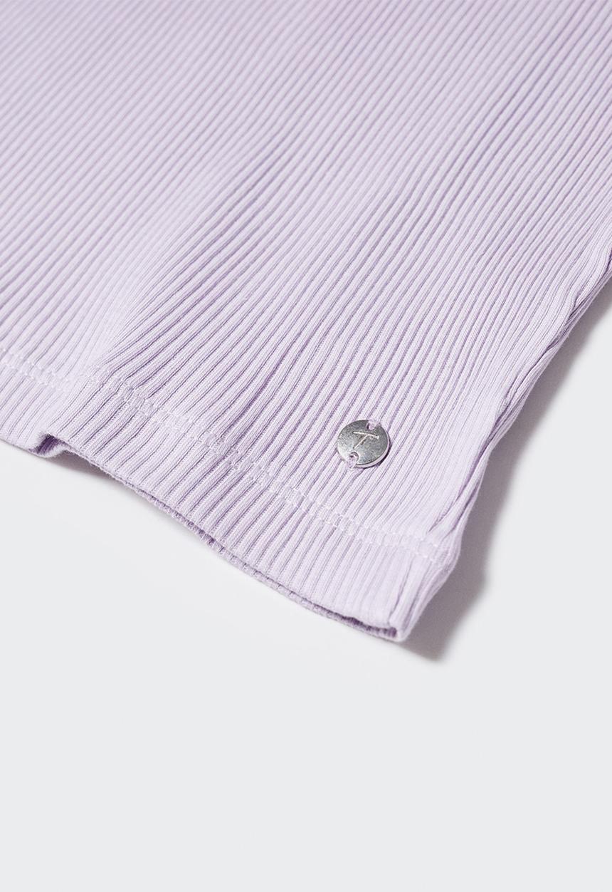 MANGO - T-shirt liberty - purple