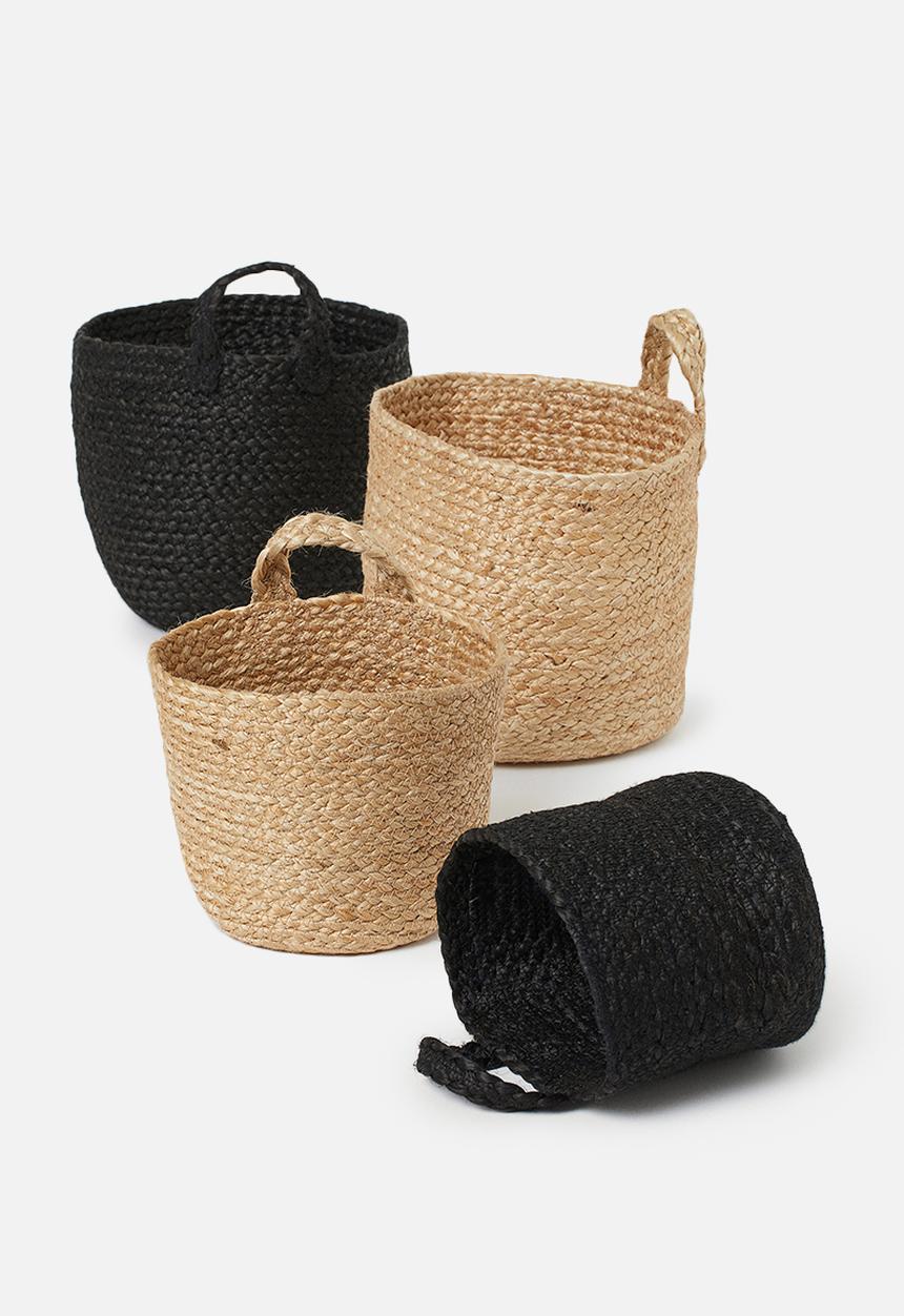 H&M - Handmade wall storage basket - beige