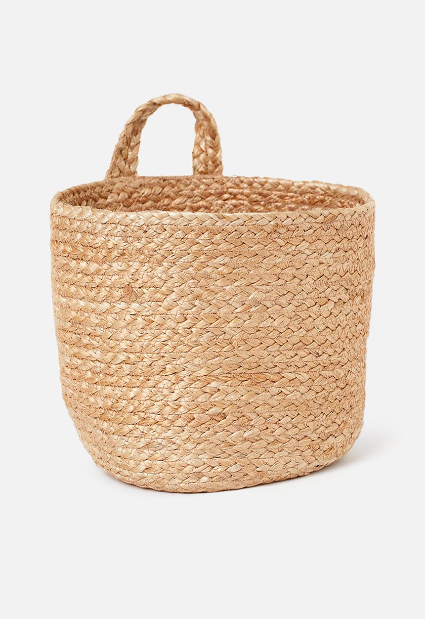 H&M - Handmade wall storage basket - beige