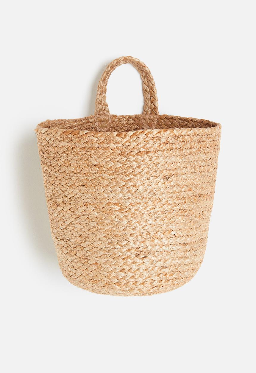 H&M - Handmade wall storage basket - beige